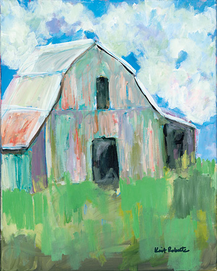 Kait Roberts KR196 - Old But Not Giving In Barn, Farm, Abstract, Field from Penny Lane