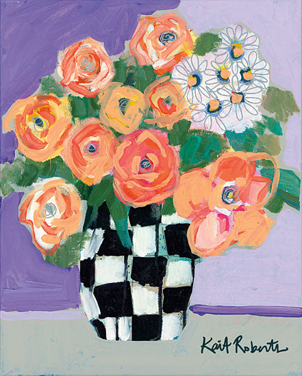 Kait Roberts KR244 - Once Upon a Dream Abstract, Flowers, Blooms, Bouquet, Vase, Botanical from Penny Lane