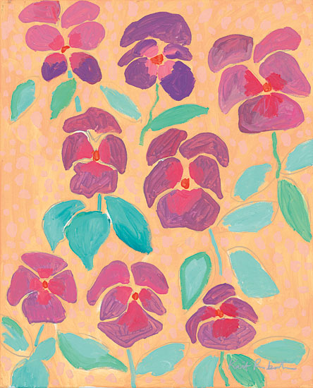 Kait Roberts KR246 - Ya Pansy Pansy, Flowers, Blooms, Abstract from Penny Lane