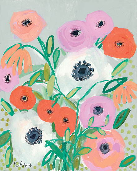 Kait Roberts KR356 - Say Goodbye to the Old and Welcome the New - 12x16 Abstract, Flowers, Blooms, Botanical from Penny Lane