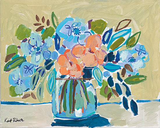 Kait Roberts KR470 - KR470 - Butter You Up - 16x12 Abstract, Flowers, Vase, Blossoms, Botanical from Penny Lane