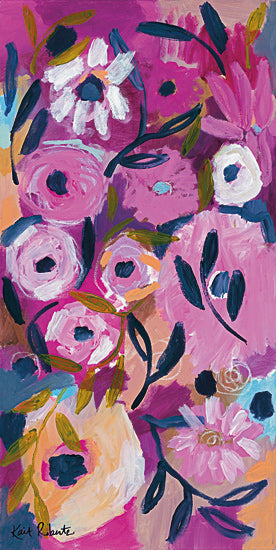 Kait Roberts KR471 - KR471 - Midnight Blooms - 12x24 Floral, Abstract from Penny Lane
