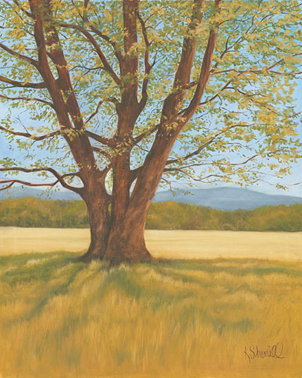 Kate Sherrill KS105 - Spring Meadow - 12x16 Tree, Meadow, Landscape, Spring from Penny Lane