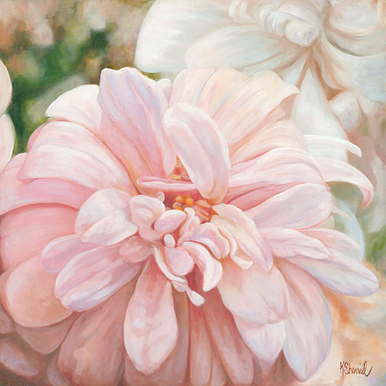 Kate Sherrill KS117 - Luminous Petals - 12x12 Flowers, Pink Flowers, Blooms, Botanical from Penny Lane
