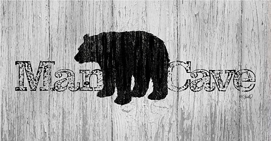 Kate Sherrill KS140 - KS140 - Mancave Bear - 18x9 Man Cave, Signs, Masculine, Bears from Penny Lane