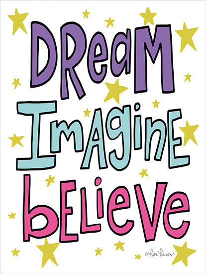 Lisa Larson LAR370 - Unicorn Dreams - Dream, Imagine, Believe, Stars, Signs from Penny Lane Publishing