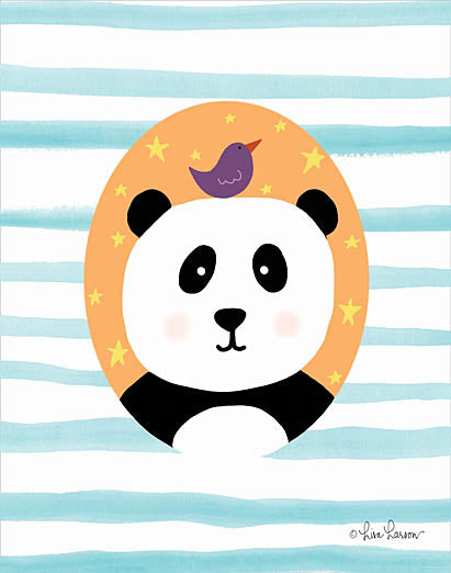 Lisa Larson LAR374 - Bear 3 - Bear, Panda, Bird, Stars, Stripes, Baby from Penny Lane Publishing