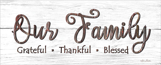 Lori Deiter LD1231 - Our Family - Family, Grateful, Blessed, Signs from Penny Lane Publishing