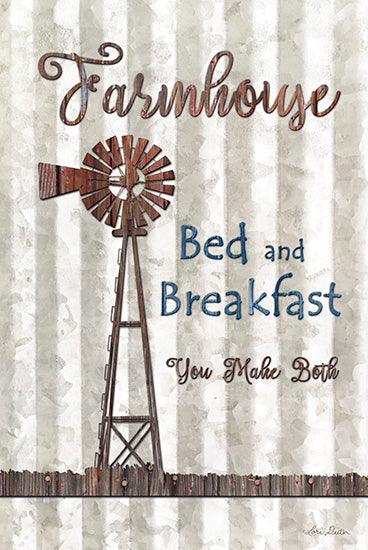 Lori Deiter LD1233 - Farmhouse Bed & Breakfast - Farmhouse, Windmill, Bed and Breakfast, Signs from Penny Lane Publishing