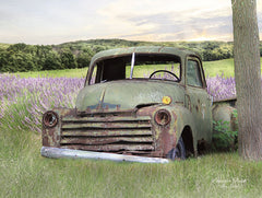 LD1234 - Lavender Truck - 16x12