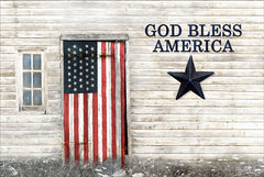 LD1283 - God Bless American Flag - 12x18