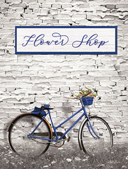 LD1353 - Flower Shop Bicycle - 12x16