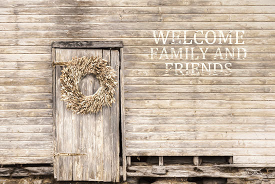 Lori Deiter LD1359 - Welcome Family and Friends Barn Door, Welcome Family & Friends, Wreath from Penny Lane