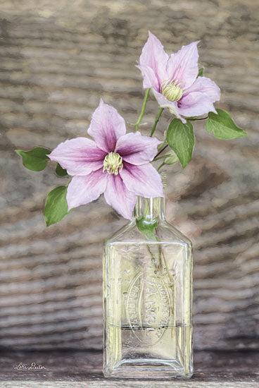 Lori Deiter LD1424 - Think Purple Flowers, Purple Flower, Blooms, Glass Bottle from Penny Lane