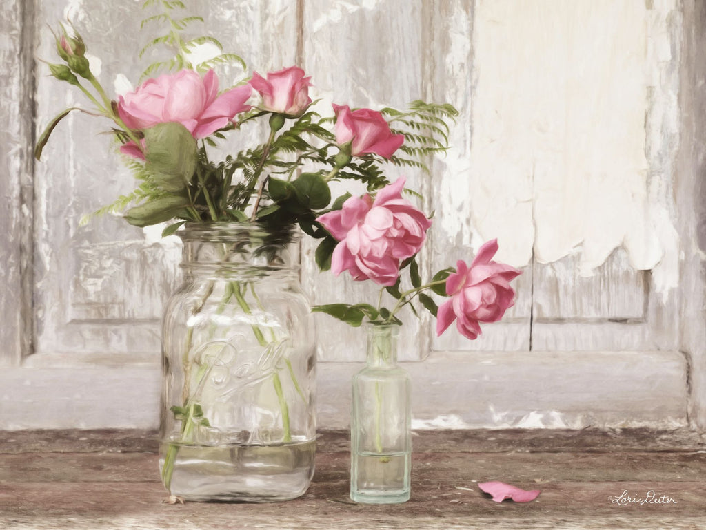 Lori Deiter LD1431 - LD1431 - Eternal Beauty    - 16x12 Still Life, Photography, Flowers, Vase, Pink Flowers from Penny Lane