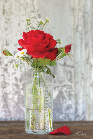 Lori Deiter LD1433 - Everlasting Love Glass Vase, Roses, Red, Flowers, Blossoms from Penny Lane
