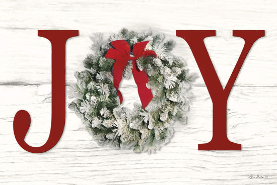 Lori Deiter LD1478 - Christmas Joy Joy, Pine Wreath, Shiplap, Holidays from Penny Lane