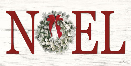 Lori Deiter LD1479 - Christmas Noel Noel, Pine Wreath, Shiplap, Holidays from Penny Lane