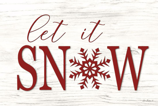 Lori Deiter LD1482 - Let It Snow Let It Snow, Snowflake, Calligraphy, Holidays, Winter, Signs from Penny Lane