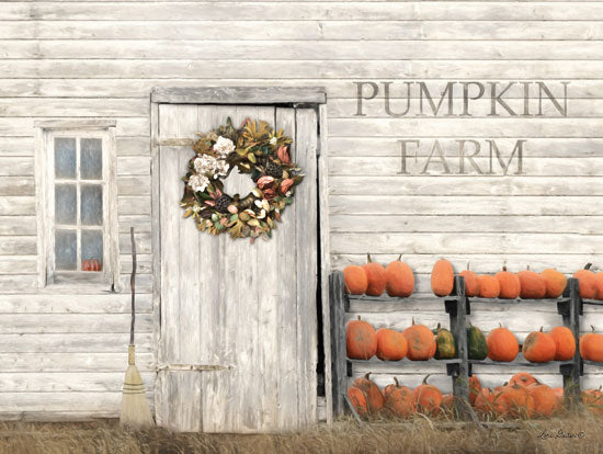 Lori Deiter LD1486 - Pumpkin Farm Pumpkin Farm, Pumpkins, Wreath, Barn, Barn Door, Autumn from Penny Lane