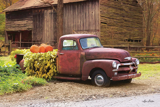 Lori Deiter LD1496 - Fall Pumpkin Truck Truck, Pumpkins, Barn, Farm, Rusty Truck, Autumn from Penny Lane