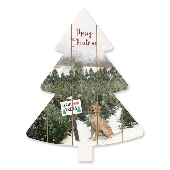 Lori Deiter LD1529TREE - U-Cut Trees  Holidays, Christmas Tree Farm, Dog, U Cut Tree, Snow, Winter from Penny Lane