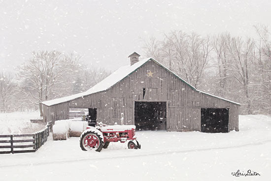 Lori Deiter LD1695GP - Tractor for Sale Tractor, Field, Farm, Barn, Snow, Winter, Photography from Penny Lane