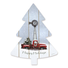 LD1756TREE - Happy Holidays Tree  - 14x18
