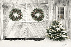 LD1766 - Christmas Barn Doors - 18x12