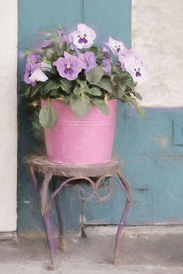 Lori Deiter LD1804 - LD1804 - Pansy Bucket - 12x18 Floral, Photography, Pansy, Potted Flowers from Penny Lane