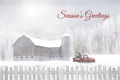 LD1860 - Season's Greetings with Truck - 18x12