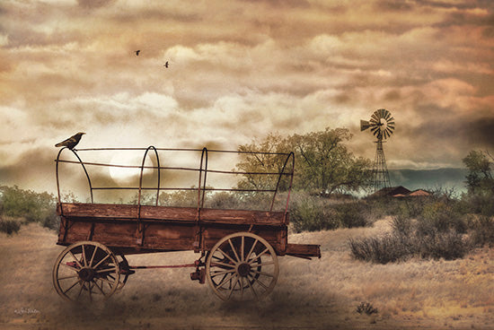 Lori Deiter LD388 - Desert Wagon  Wagon, Desert, Windmill, Farm, Abandoned from Penny Lane