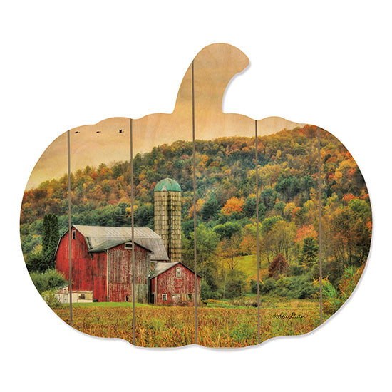 Lori Deiter LD435PUMP - Southbound Farm, Barn, Field, Trees, Forest, Autumn, Harvest from Penny Lane