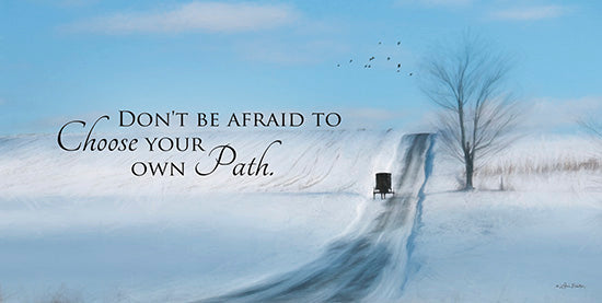Lori Deiter LD514 - Choose Your Own Path  Amish, Winter, Snow, Path, Motivating from Penny Lane
