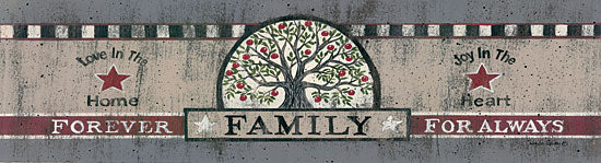 Linda Spivey LS1538 - Forever Family Tree - Family, Tree, Checkerboard Border, Signs from Penny Lane Publishing