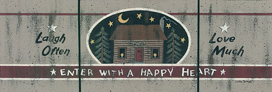 Linda Spivey LS1541 - Happy Cabin - Laugh, Love, Log Cabin, Night, Signs from Penny Lane Publishing