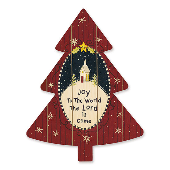 Linda Spivey LS1723TREE - Joy to the World   Holiday, Joy to the World, Church, Country, Snowflakes, Christmas Tree from Penny Lane