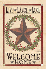 LS1750 - Welcome Home Barn Star - 12x18