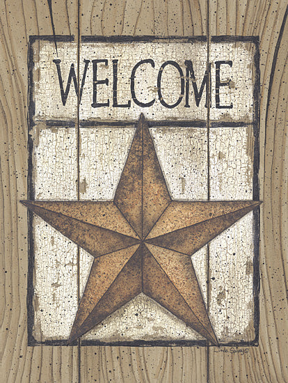 Linda Spivey LS878 - Star Welcome - Welcome, Barn Star, Wood Planks from Penny Lane Publishing