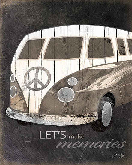 Marla Rae MA1021 - Let's Make Memories  - Van, Peace Sign, Memories from Penny Lane Publishing