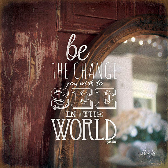 Marla Rae MA1040 - Be the Change - Arch, Flowers, Encouraging from Penny Lane Publishing