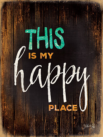 Marla Rae MA1163 - Happy Place - Happy, Signs from Penny Lane Publishing