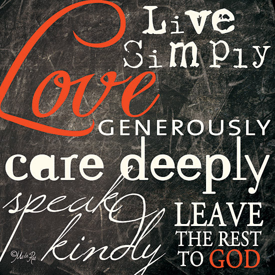 Marla Rae MA117 - Love Generously - Chalkboard, Motivating, Love, God from Penny Lane Publishing