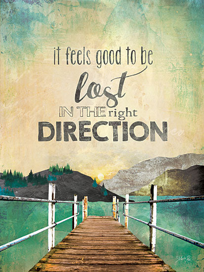 Marla Rae MA2056 -The Right Direction - Coastal, Pier, Beach, Paths, Inspiring from Penny Lane Publishing