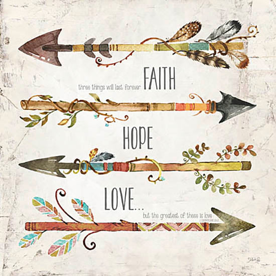 Marla Rae MA2085 - Faith, Hope, Love - Arrows, Encouraging, Signs from Penny Lane Publishing