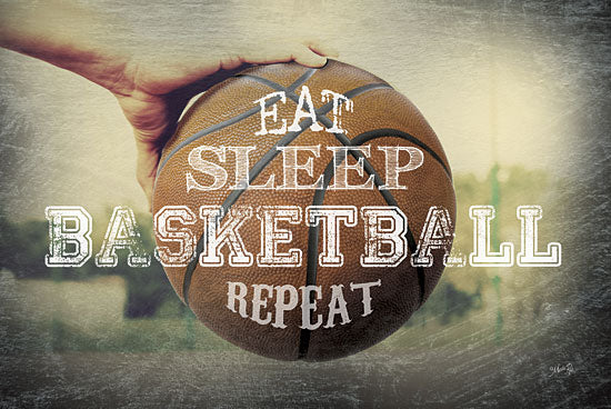 Marla Rae MA2126GP - Eat, Sleep, Basketball, Repeat - Basketball, Repeat, Teamwork from Penny Lane Publishing
