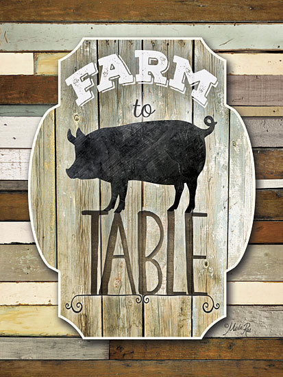 Marla Rae MA2138GP - Farm to Table - Farm to Table, Pig, Farm from Penny Lane Publishing