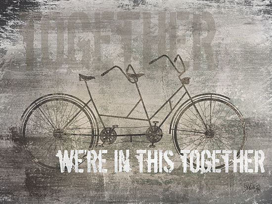 Marla Rae MA2162GP - We're in This Together - Bicycle for Two, Together, Signs, Vintage from Penny Lane Publishing