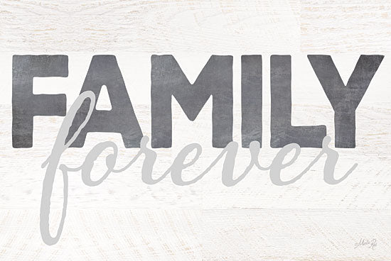 Marla Rae MA2257GP - Family Forever - Family, Typography, Signs from Penny Lane Publishing