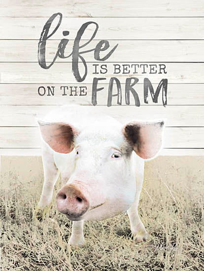 Marla Rae MA2360 - Life is Better on the Farm Pig - Farm, Pig from Penny Lane Publishing